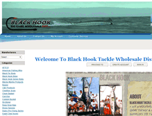 Tablet Screenshot of blackhookbiggametacklewholesale.com